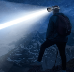Lanterna UltraLight +50.000 Lúmens de Luminosidade - vipzio