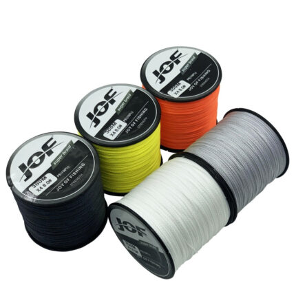 Linha de Pesca JOF Multifilamento X4 Fios Trançados 300m - vipzio