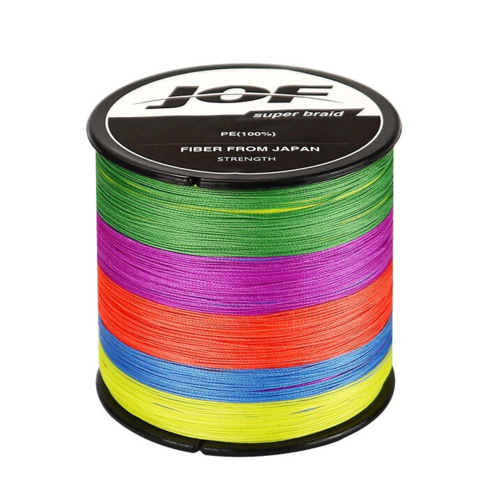 Linha de Pesca JOF Multifilamento X4 Fios Trançados 300m - vipzio