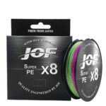 Linha de Pesca JOF Multifilamento X8 Fios Trançados 150m - vipzio