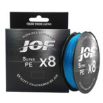 Linha de Pesca JOF Multifilamento X8 Fios Trançados 150m - vipzio