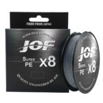 Linha de Pesca JOF Multifilamento X8 Fios Trançados 150m - vipzio