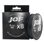 Linha de Pesca JOF Multifilamento X8 Fios Trançados 150m - vipzio