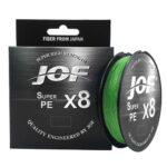 Linha de Pesca JOF Multifilamento X8 Fios Trançados 150m - vipzio