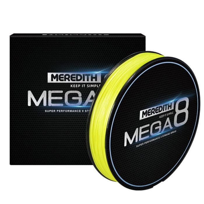 Linha de Pesca Multifilamento Meredith Premium X8 Fios Trançados 150m - vipzio