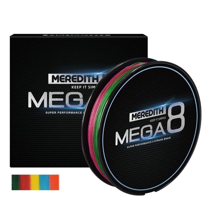 Linha de Pesca Multifilamento Meredith Premium X8 Fios Trançados 150m - vipzio