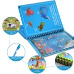 Livro Mágico - Livro de Colorir com Água reutilizável para Crianças - vipzio