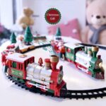 Locomotiva Elétrica Natalina - Brinquedo Decorativo - vipzio