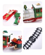 Locomotiva Elétrica Natalina - Brinquedo Decorativo - vipzio