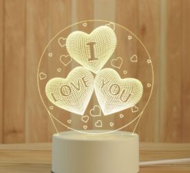 Luminária 3D - Luminárias LED Decorativas 3D - vipzio