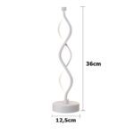Luminaria Abajur De Mesa Espiral Vipzio