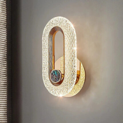 Luminaria Arandela De Luxo Cristal 6