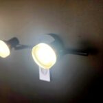 Luminária Articulada Trilho Montana (2 holofotes) - vipzio