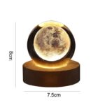 Luminária Bola de Cristal - Decorativa em Led - vipzio
