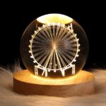 Luminária Bola de Cristal - Decorativa em Led - vipzio