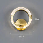 Luminaria De Luxo Cristal Circular Vipzio 4