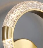 Luminaria De Luxo Cristal Circular Vipzio 8