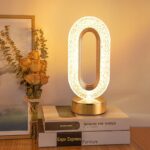 Luminária de Mesa e Abajour Luxuosa Cristal Oval - vipzio