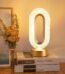 Luminária de Mesa e Abajour Luxuosa Cristal Oval - vipzio