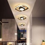 Luminária de Teto Plafon Sobrepor em Led Quadrado Duplo para Quarto Sala - vipzio
