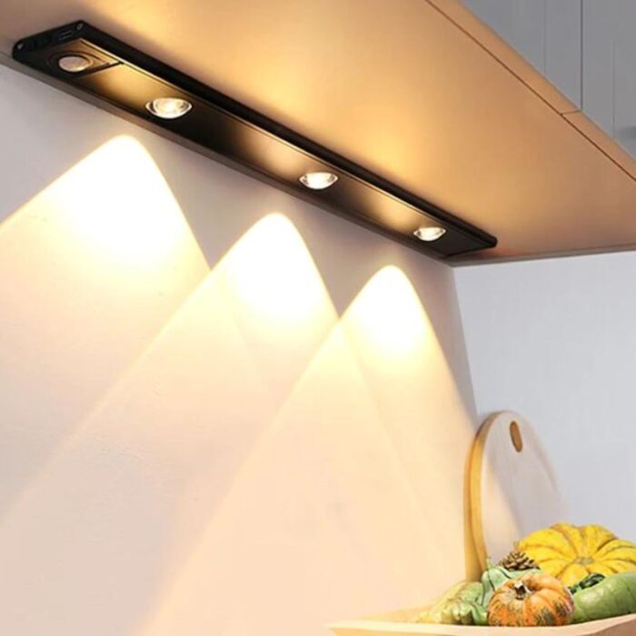 Luminária Tubular Flat com Sensor Led Slim (55 e 40cm) - vipzio