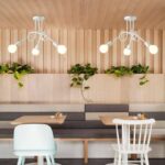 Lustre Luminária de Teto Sputnik Entrelaçado (3 e 5 hastes) para Quarto Sala - vipzio