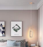 Lustre Pendente de Luxo Cristal Oval - vipzio