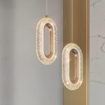 Lustre Pendente de Luxo Cristal Oval - vipzio