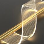 Lustre Pendente de Luxo em Espiral Acrílico - vipzio