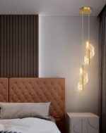 Lustre Pendente de Luxo em Espiral Acrílico - vipzio