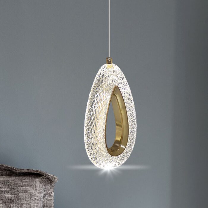 Lustre Pendente de Luxo em Gota Cristal - vipzio