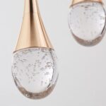 Lustre Pendente de Luxo em Gota Crystals - vipzio