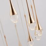Lustre Pendente de Luxo em Gota Crystals - vipzio
