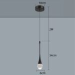 Lustre Pendente de Luxo em Gota Crystals - vipzio