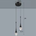 Lustre Pendente de Luxo em Gota Crystals - vipzio