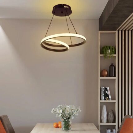 Lustre Pendente Entrelaço Circular Led - vipzio