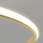 Lustre Pendente Luxuoso Circular Duplo em Led - vipzio