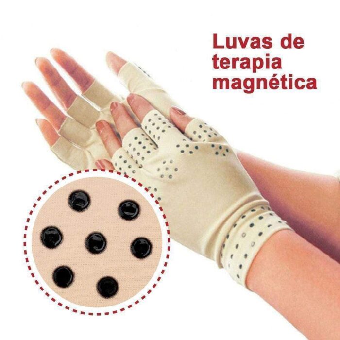 Luva Magnética - Tratamento para Artrite, Tendinite e Reumatoide - vipzio