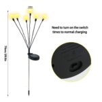 Luz de Jardim FireFly movida a Energia solar - vipzio