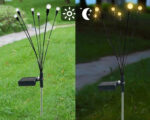 Luz de Jardim FireFly movida a Energia solar - vipzio