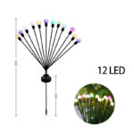 Luz de Jardim FireFly movida a Energia solar - vipzio
