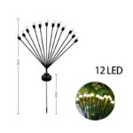 Luz de Jardim FireFly movida a Energia solar - vipzio
