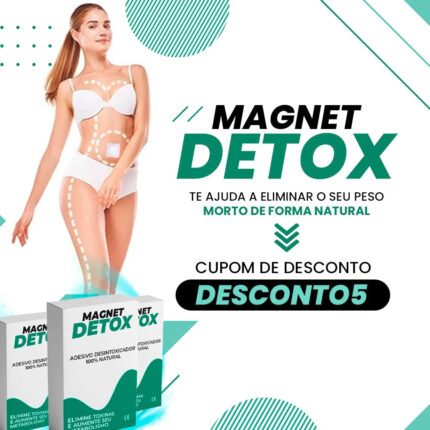 MagnetDetox - Adesivo Queimador de Peso Morto, Adesivo detox Slimpatch - vipzio
