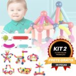 MagneToy - Brinquedo Magnético de Montar Formas - vipzio