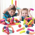 MagneToy - Brinquedo Magnético de Montar Formas - vipzio