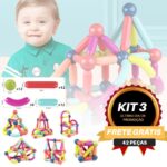 MagneToy - Brinquedo Magnético de Montar Formas - vipzio