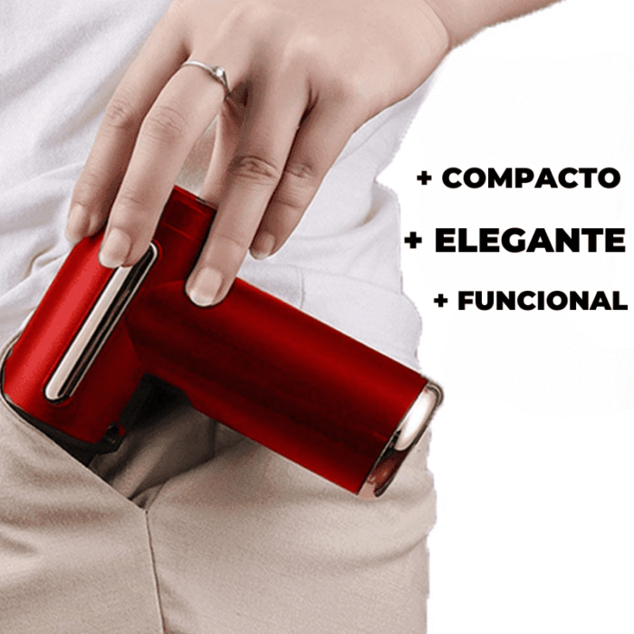 Massageador Elétrico Profissional 4 em 1 - com Display em LCD - vipzio