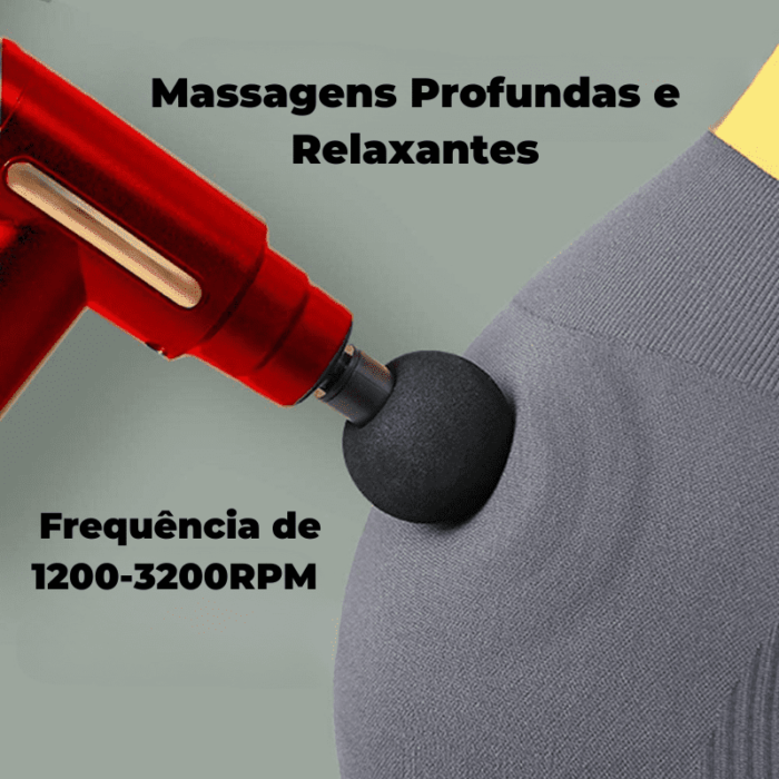 Massageador Elétrico Profissional 4 em 1 - com Display em LCD - vipzio