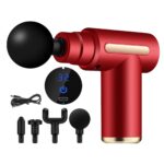 Massageador Elétrico Profissional 4 em 1 - com Display em LCD Massageador Elétrico Profissional 4 em 1 - Display em LCD saúde e beleza 010 Floresca Vermelho USB tipo C