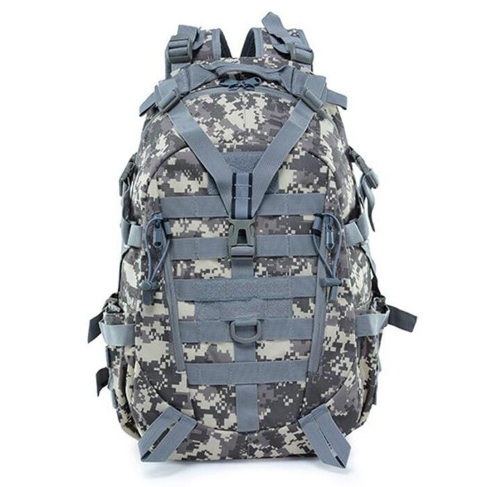 Mochila Militar 40L Billfold® 0 Floresca Cinza Camuflado 40L